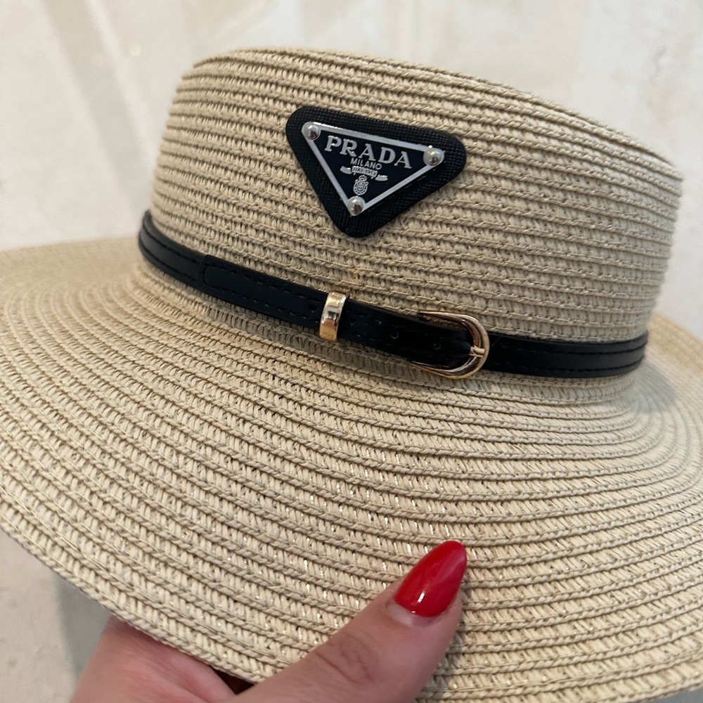 Prada straw hat